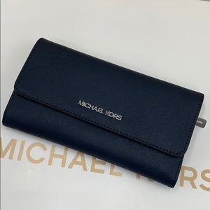 Michael Kors Jet Set Travel Lg Trifold Wallet